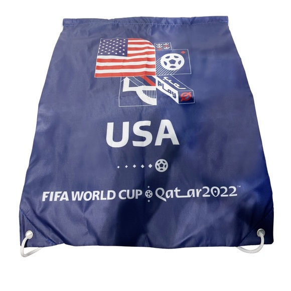 fifa Bags New Fifa World Cup Qatar 222 Team Usa 8x14 Drawstring Bag
